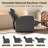 Power Recliner Chair Oversized Electric Recliner With Side Pockets Gray-470650083