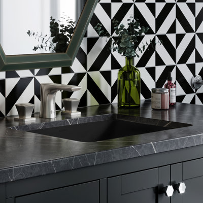 Plaisir 18.5 Rectangular Under-Mount Bathroom Sink