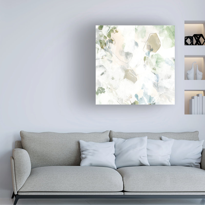 " Green Granite II " on Canvas, 35" H x 35" W