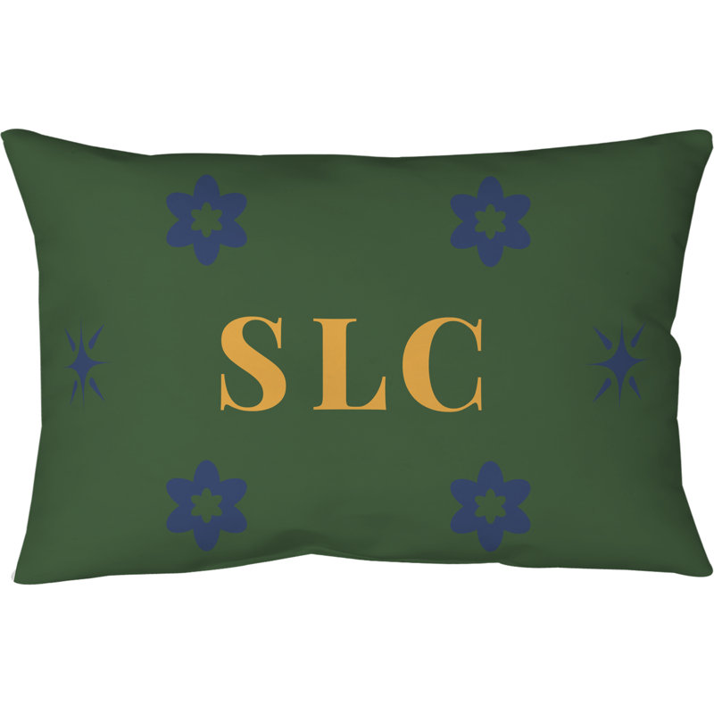 Coussin en simili lin Utah Basketball 20 po x 14 po, Vert, or, bleu, Salt Lake City