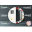 Huldar Glass Flat Wall Mirror