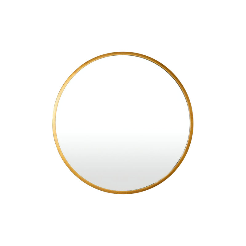 Miroir de salle de bain Marion, Or, 28 po x 28 po