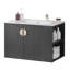 Meuble-lavabo simple 29,90 po avec plateau en céramique Gaudentas-1952012394