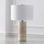 Lampe de table en travertin Angileh-1809270041