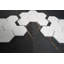 Bianco Dolomite 4 "hexagonal brillant