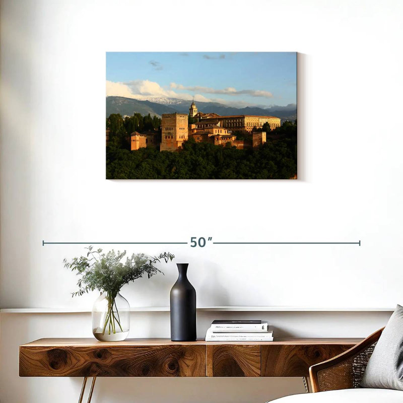 Palais de Nicci Alhambra en Espagne, H 20 po x l 30 po