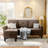 Azura 76.4“ Sofa Couch with Ottoman-1427074613