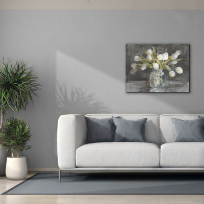 Art mural sur toile Winston Porter «April Tulips» par Danhui Nai