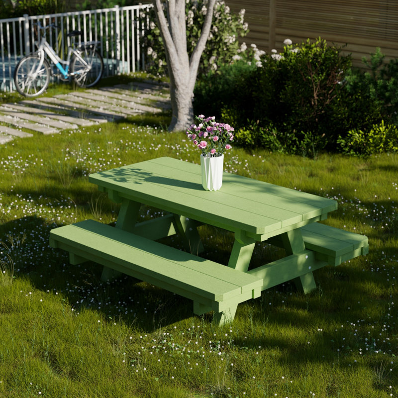 Heritage Child's Picnic Table, Lime Green