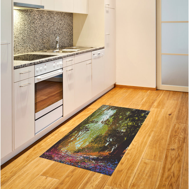 Tapis décoratif en fibres à haute densité Fantasy, Rectangle 2 pi 7 po x 5 pi