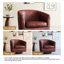 Bennett 79Cm Wide Swivel Barrel Chair-1991271196