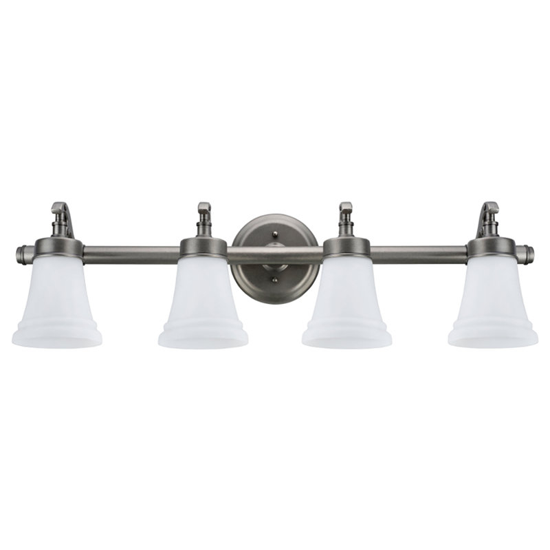 Éclairage pour meuble-lavabo 4 lumières en métal Farrwood