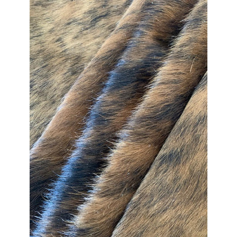 Novelty Brayen Handmade Brindle Cowhide Area Rug