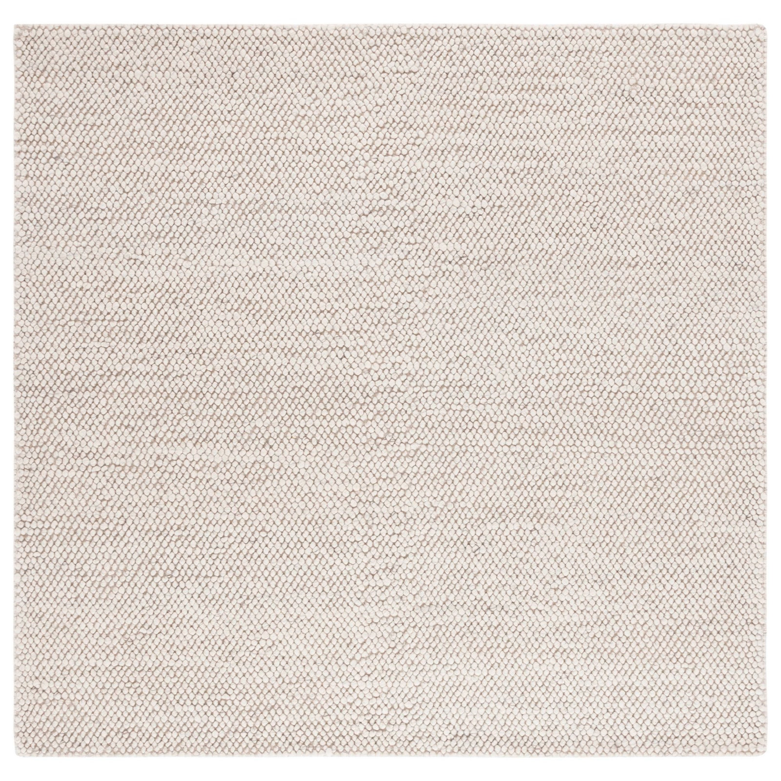 Danie Gray Ivory Hand-Woven Rug, Square 6' x 6'