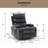 Rafail Faux Leather Massage Chair-160987139