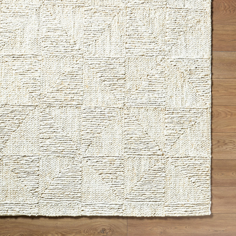 Weston Jute / Sisal Area Rug in Cream, Rectangle 9' x 12'