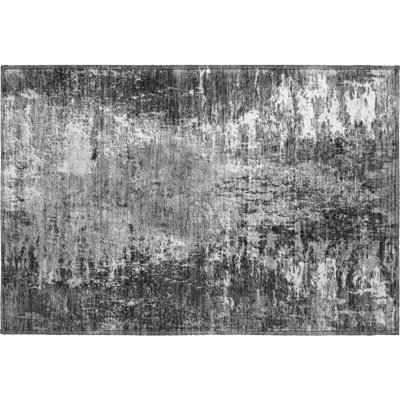 Premium Machine Washable Prisco Gray Rug