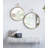 Iron Frame Vertical Round Mirror-37721310