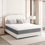 10 Inch Medium Firm Pillow Top Hybrid Mattress In A Box