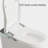 SJ STAR&JANE Elongated Smart Toilet 1.32 GPF In White And Gray, With Tankless Heated Seat, Auto Flush, Warm Air Dryer, Foot Sensor