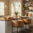 Upholstered Counter Stool with Metal Frame-1555211743