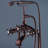 Triple Handle Floor Mounted Tub Filler With Handshower-50703378