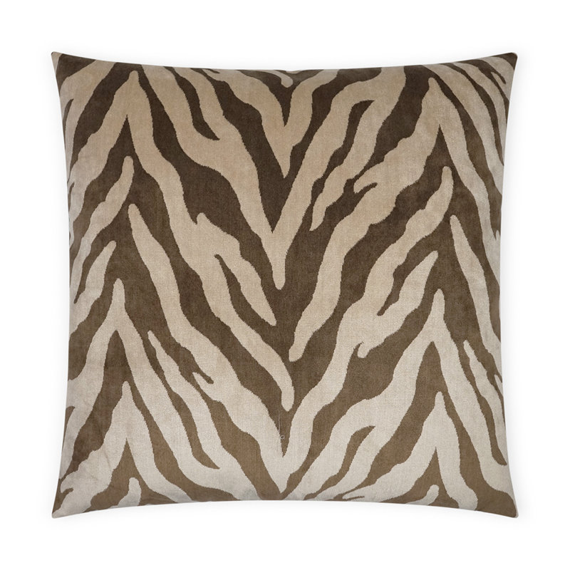 Tanja Pillow Cover & Insert, Square 22", Bark