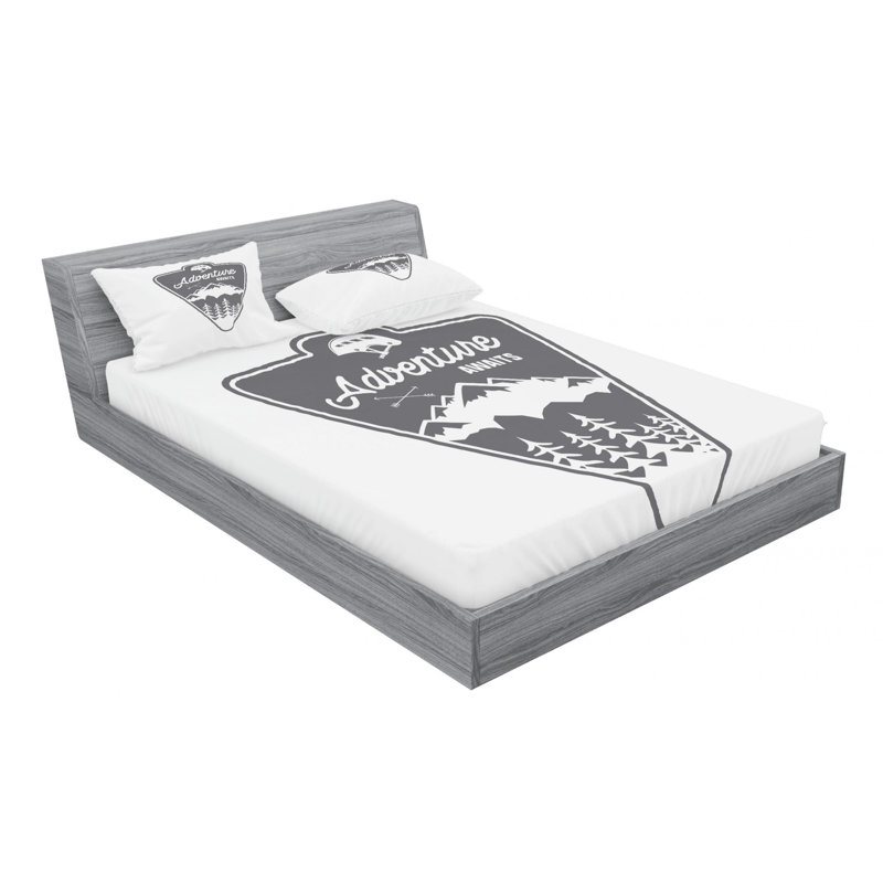 Microfiber Sheet Set, Queen Sheet Set with Fitted Sheet