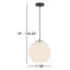Luminaire suspendu Isabell (fil de 196 po)-2058490656