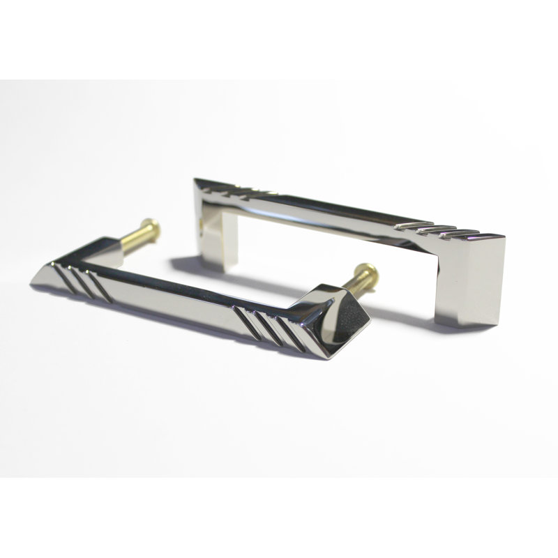 Pyramid Bar / Handle Pull, Polished Nickel