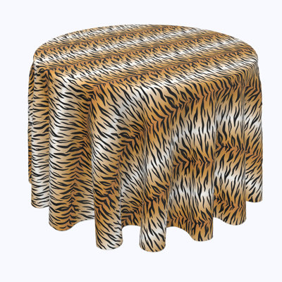 Hutsonville Animal Print Round Tablecloth