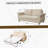 2 Seater Sleeper Sofa Bed, Pull Out Couch with Mattress-1014806112-1011564662-1014857984