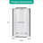 Pivot Shower Door, With 1/4" (6Mm) Tempered Glass-36*36*72 Inch(No Included Neo-Angle Shower Base )-120178953