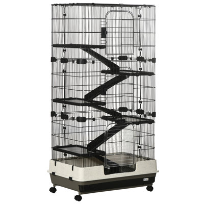 Cage pour petits animaux avec roues