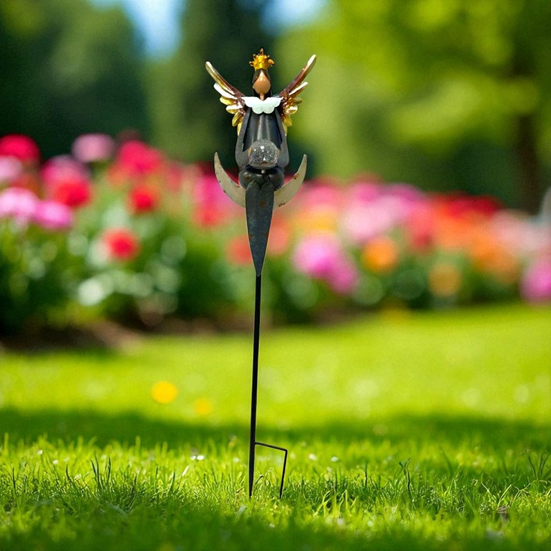 Ensemble de 8 piquets de jardin Lesera