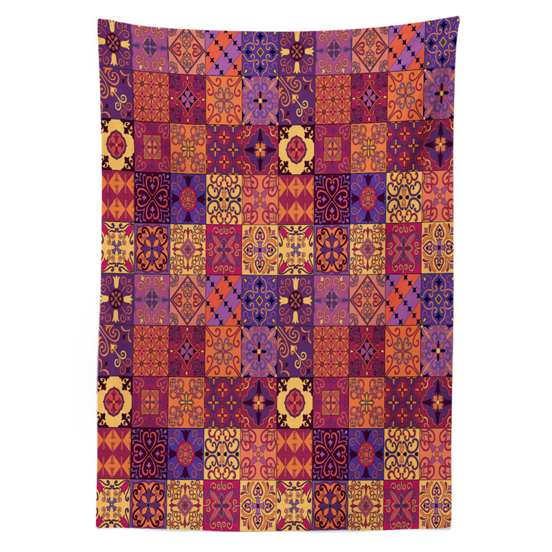 Spanish Tablecloth, 90" L x 60" W