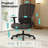Ergonomic Mesh Home Office Chair (T96C) - 4D Armrests, Adjustable Lumbar Support & Sponge Cushion (Rolling Swivel Computer Desk Chair For Long Hours)
