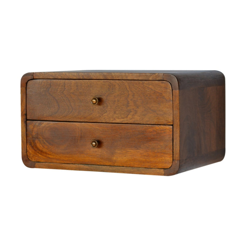 45cm W Solid Wood Bedside Table