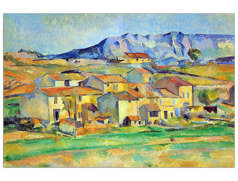 Paul Cezanne - Wrapped Canvas Painting, 60cm H x 90cm W x 1.8cm D