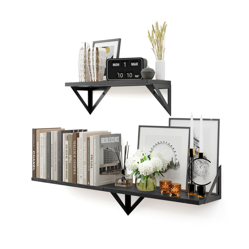 Rossbach Floating Shelf, Black