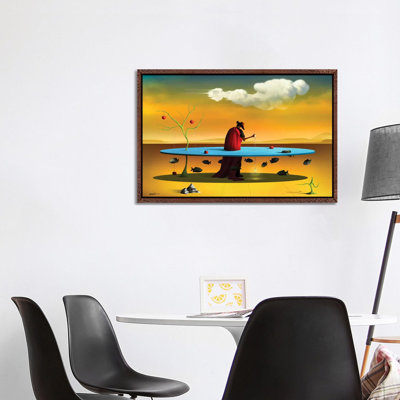 Pastor Com Rebanho (Shepherd With Flock) by Marcel Caram - Print on Canvas