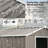 6Ft X 5Ft Gray Outdoor Metal Shed - Galvanized Iron Build, Strong And Long-Lasting, Punched Vents, Sliding Door With Padlock, Easy Assembly, Protected Steel For Outdoor, Structure, Construction, To-123403561-123403560