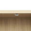 Armoire de rangement à 4 portes avec 1 tiroir et 4 tablettes réglables, rotin d'ingénierie pour plus de durabilité et de sécurité