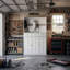 Armoire de rangement pour garage H 74,2 po