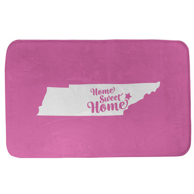 Colors Rectangle Non-Slip Does Not Apply Bath Rug