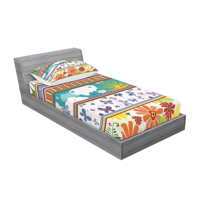 Microfiber Sheet Set, Twin XL Sheet Set with Fitted Sheet