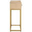 Krystal 90cm Solid Wood Top Console Table