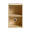 Meuble-lavabo de 36 po avec lavabo d'art en céramique, tablettes de rangement, meuble-lavabo en contreplaqué et mécanisme de fermeture en douceur - Scratch & Water, 45 poignées à bords inclinés