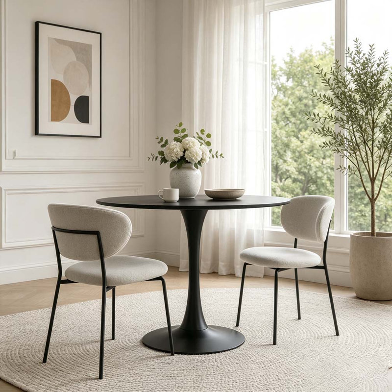 Table de salle à manger moderne, Black 1