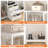 39.5'' - 65.5" W Closet System with Drawers and Hanging Rods-2122896553